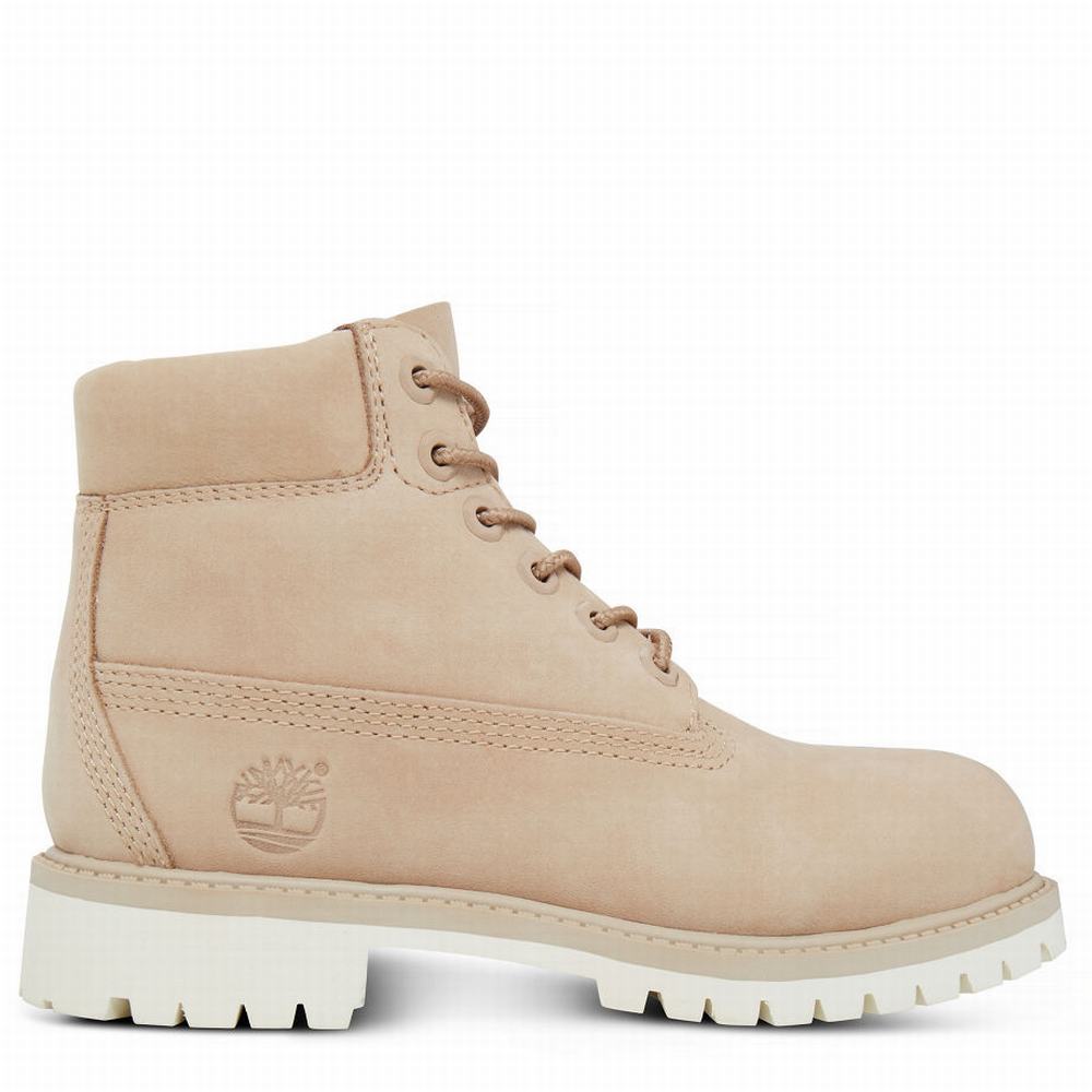 Cizmy Timberland Premium 6 Inch Detske Svetlo Hnede | EZ1789654