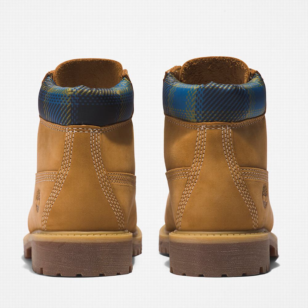 Cizmy Timberland Premium 6 Inch Detske Svetlo Hnede | HE8061259