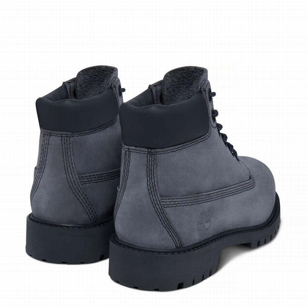 Cizmy Timberland Premium 6 Inch Detske Siva | NZ3429865