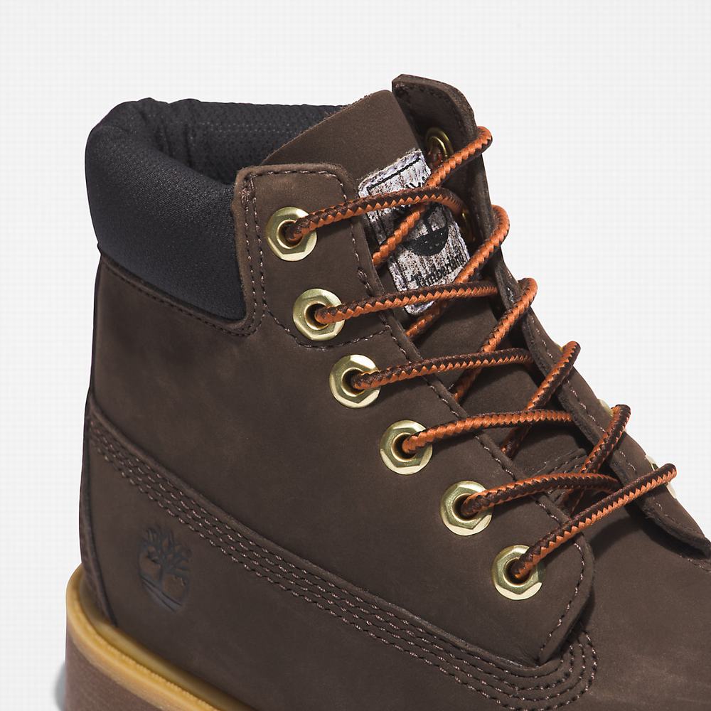 Cizmy Timberland Premium 6 Inch Detske Tmavo Hnede | GK5781394