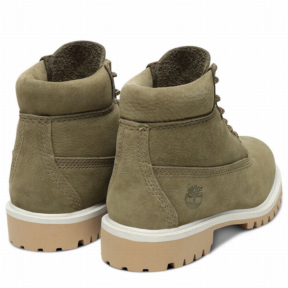 Cizmy Timberland Premium 6 Inch Detske Zelene | JM2871934