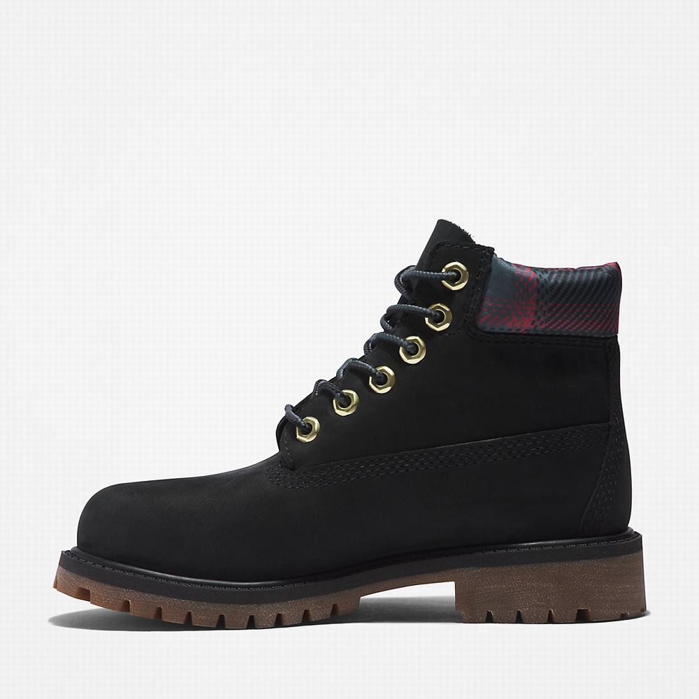 Cizmy Timberland Premium 6 Inch Detske Čierne | RQ1963704