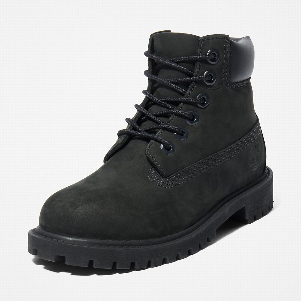 Cizmy Timberland Premium 6 Inch Detske Čierne | WM3615892