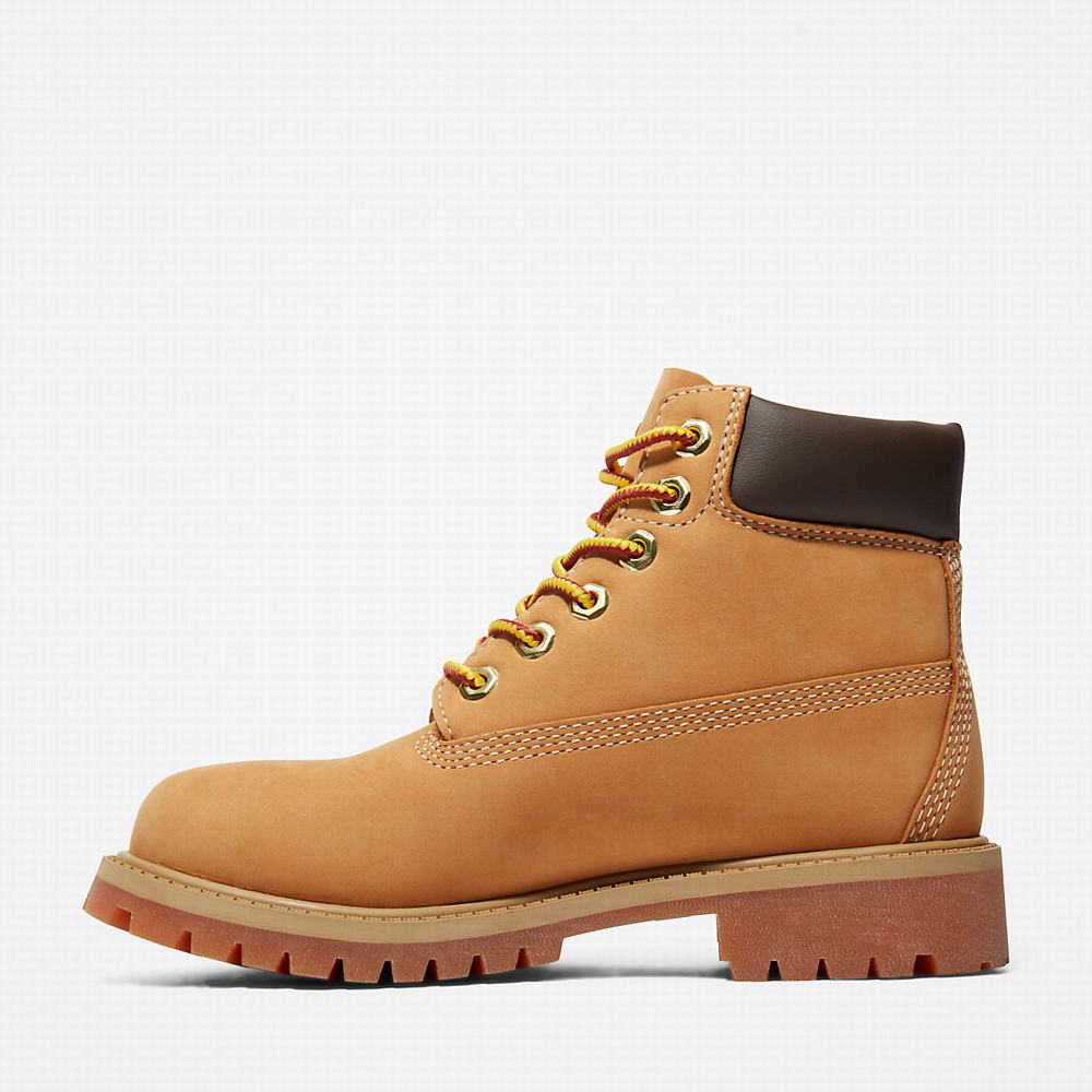 Cizmy Timberland Premium 6 Inch Detske Žlté | KD0126947