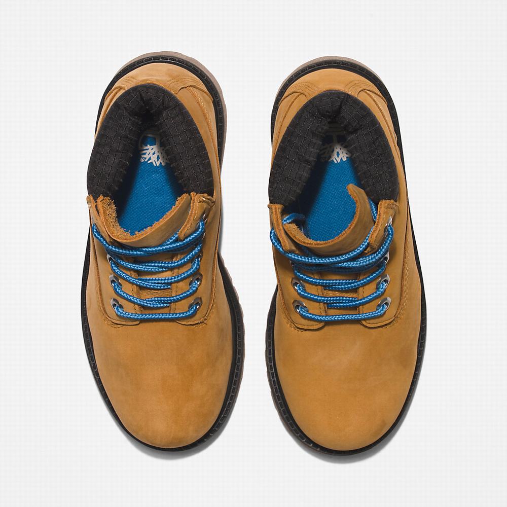 Cizmy Timberland Premium 6 Inch Detske Žlté Námornícka Modrá | ZX9642378