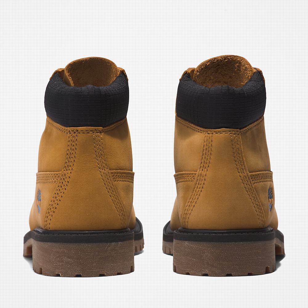 Cizmy Timberland Premium 6 Inch Detske Žlté Námornícka Modrá | ZX9642378