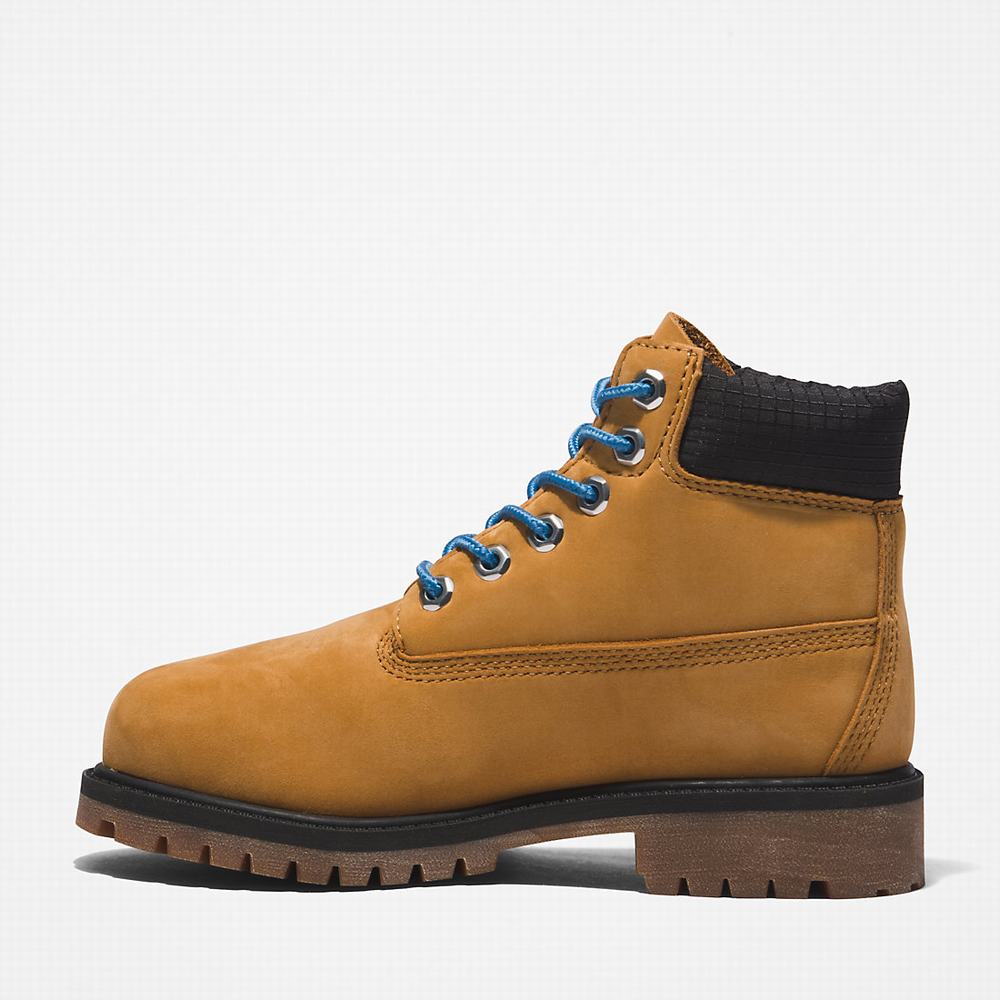 Cizmy Timberland Premium 6 Inch Detske Žlté Námornícka Modrá | ZX9642378