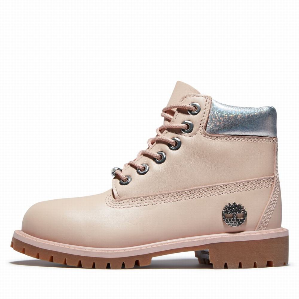 Cizmy Timberland Premium 6-Inch Waterproof Detske Svetlo Ruzove | BF7049168