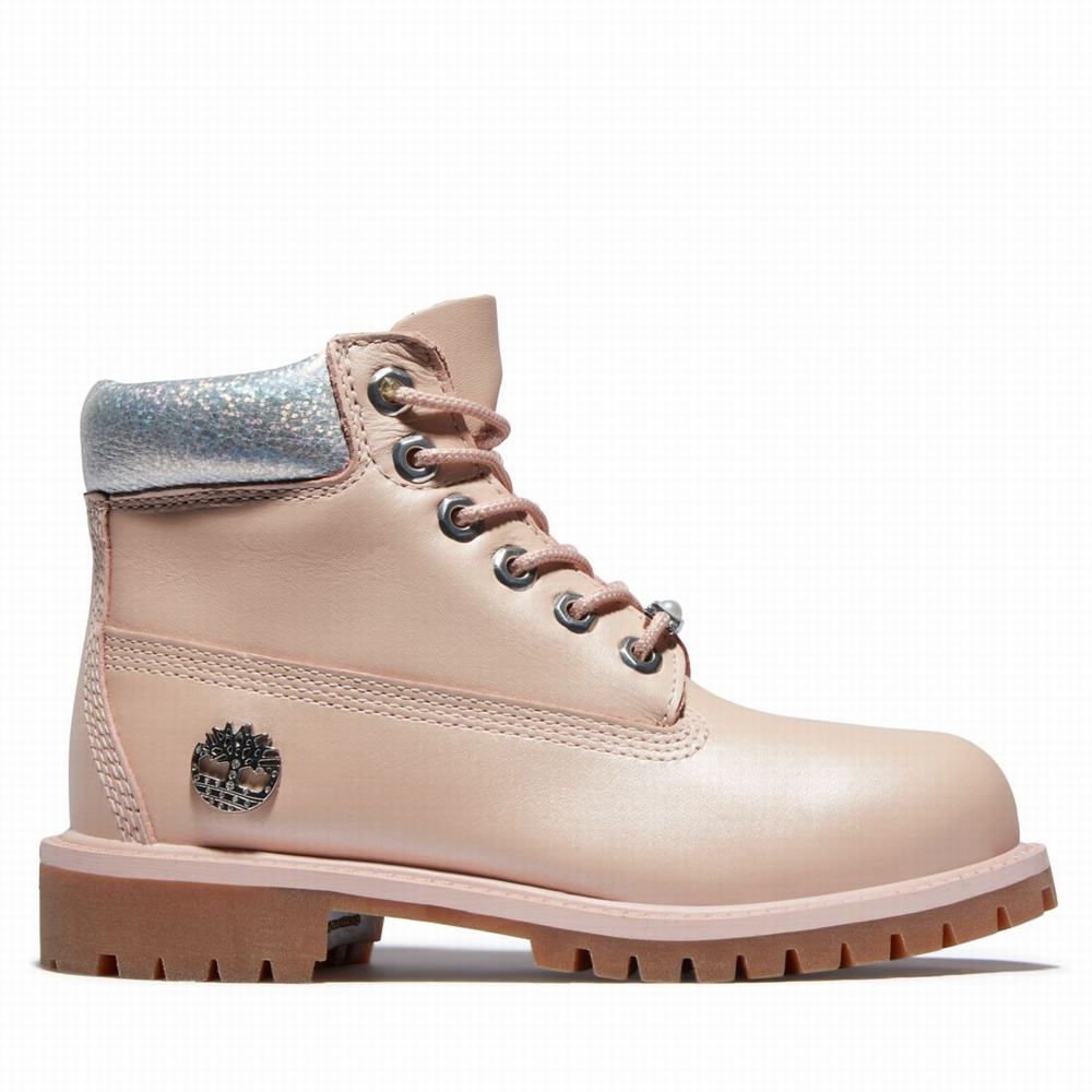 Cizmy Timberland Premium 6-Inch Waterproof Detske Svetlo Ruzove | BF7049168