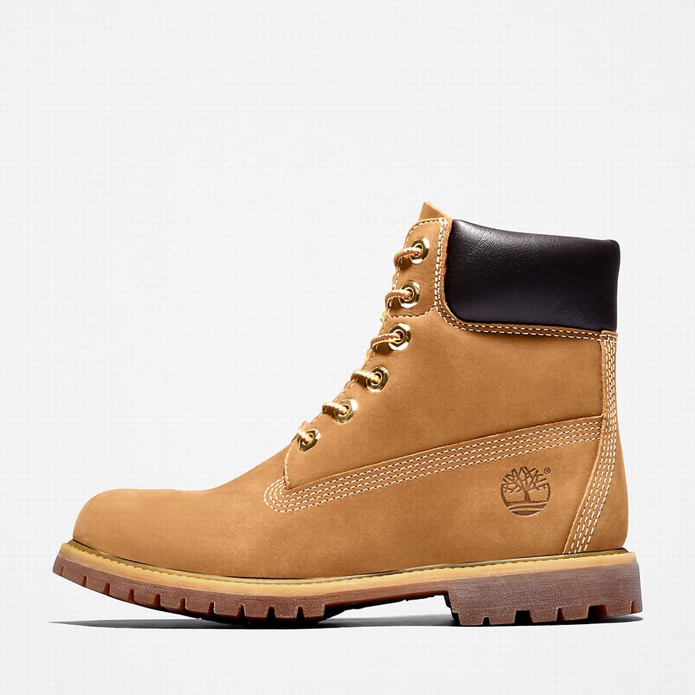 Cizmy Timberland Premium 6-Inch Waterproof Damske Hnede | HT7139204