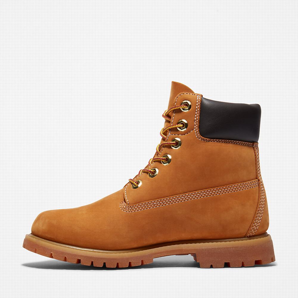 Cizmy Timberland Premium 6-Inch Waterproof Damske Žlté | LH9185462