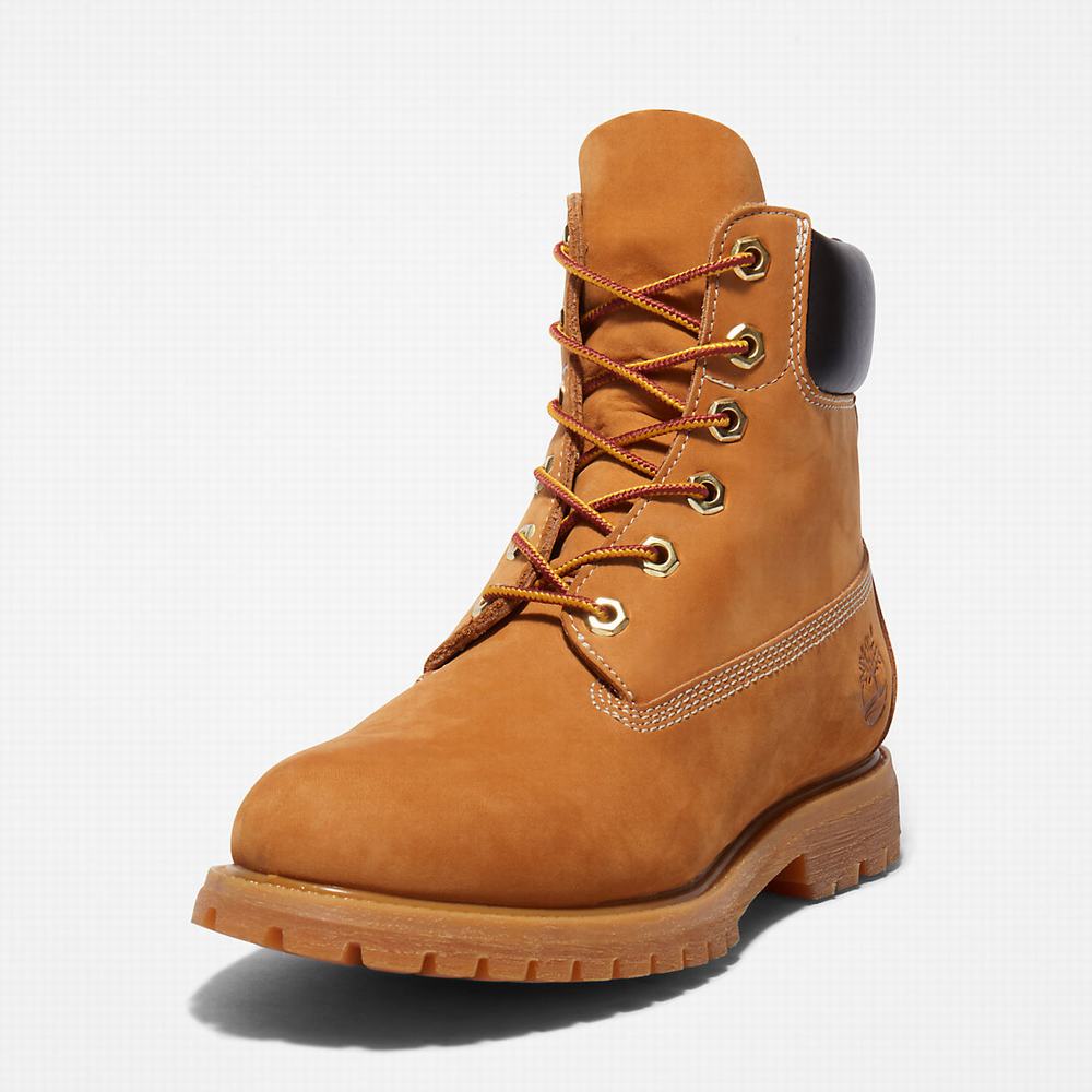 Cizmy Timberland Premium 6-Inch Waterproof Damske Žlté | LH9185462