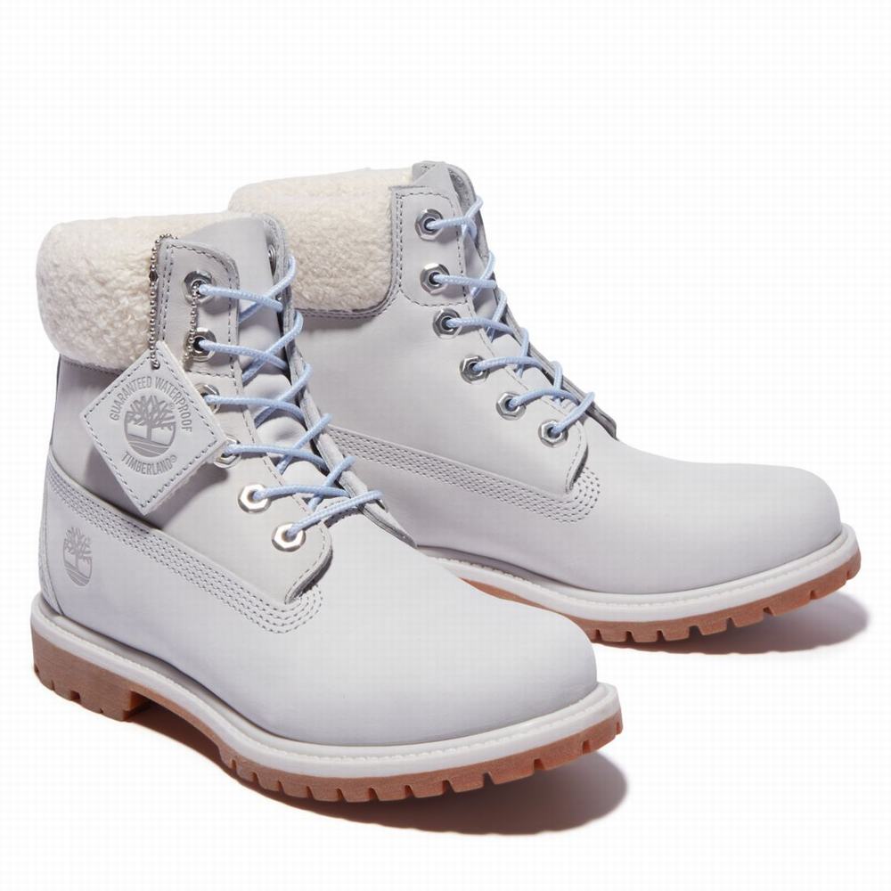 Cizmy Timberland Premium 6-Inch Waterproof Damske Siva | NV0123897