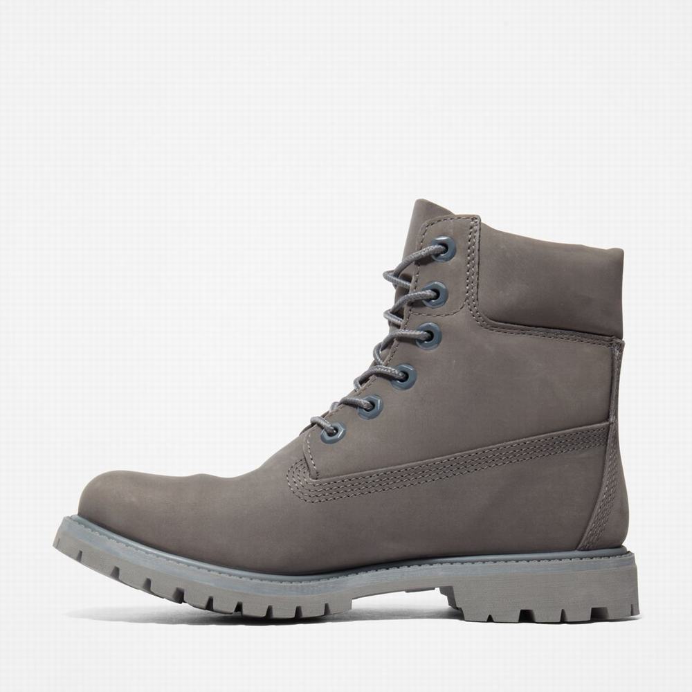 Cizmy Timberland Premium 6-Inch Waterproof Damske Siva | RQ7903216