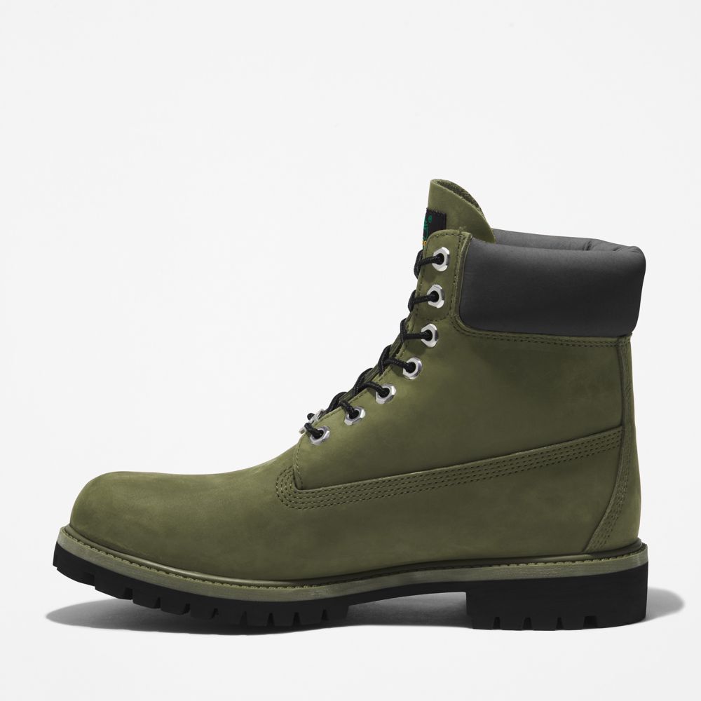 Cizmy Timberland Premium 6-Inch Waterproof Panske Tmavo Zelene | XF3196504