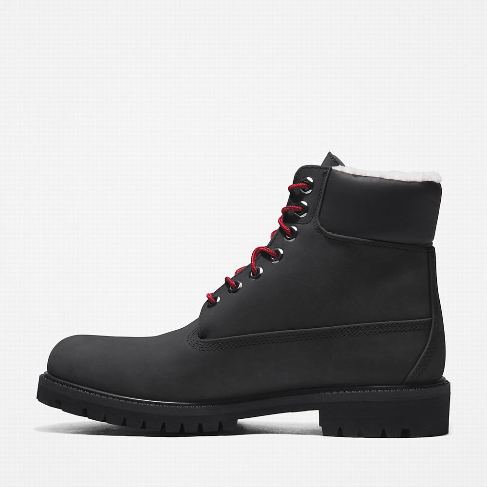 Cizmy Timberland Premium 6 Inch Winter Panske Čierne | JF7325049