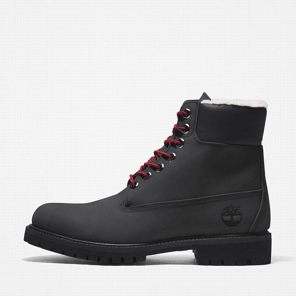 Cizmy Timberland Premium 6 Inch Winter Panske Čierne | JF7325049