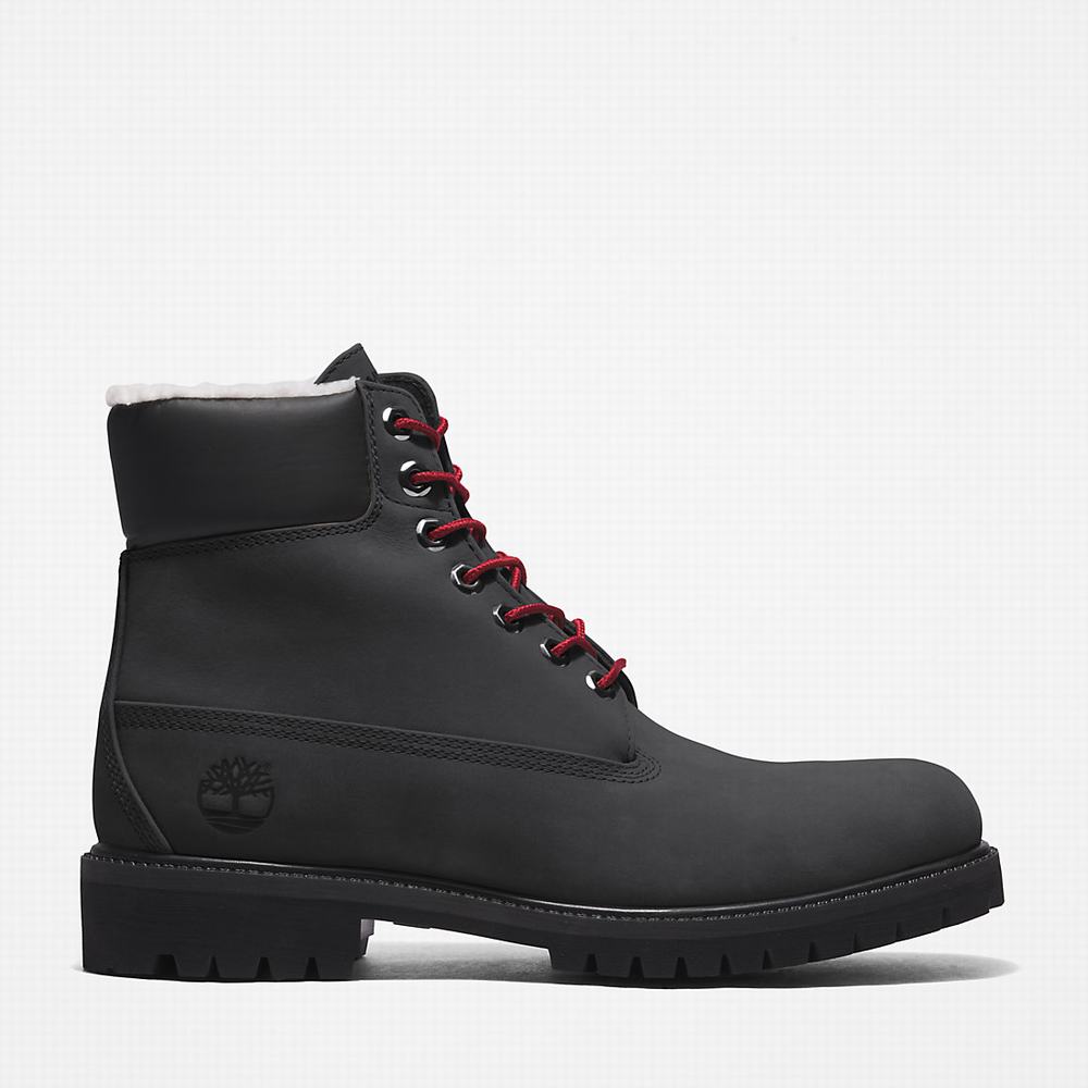 Cizmy Timberland Premium 6 Inch Winter Panske Čierne | JF7325049