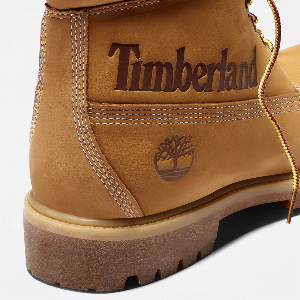 Cizmy Timberland Premium Logo 6 Inch Panske Žlté | PW0479358