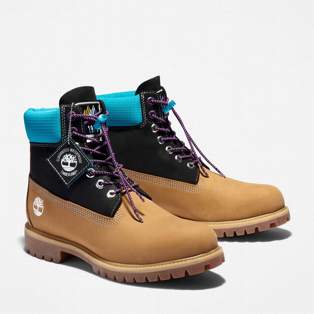 Cizmy Timberland Premium® 6 Inch Panske Žlté Čierne | CJ4176930