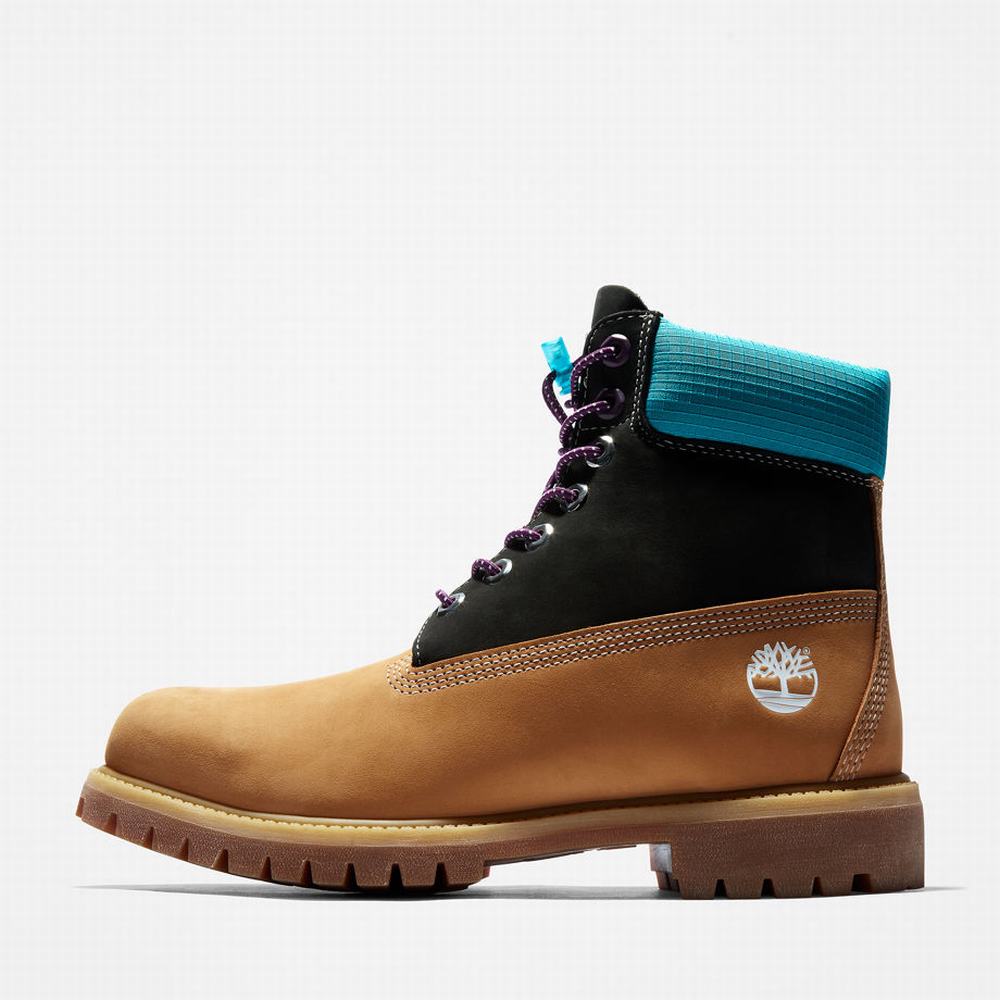 Cizmy Timberland Premium® 6 Inch Panske Žlté Čierne | CJ4176930