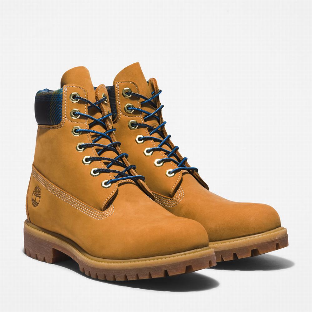 Cizmy Timberland Premium® 6 Inch Panske Žlté Modre | DQ0129643