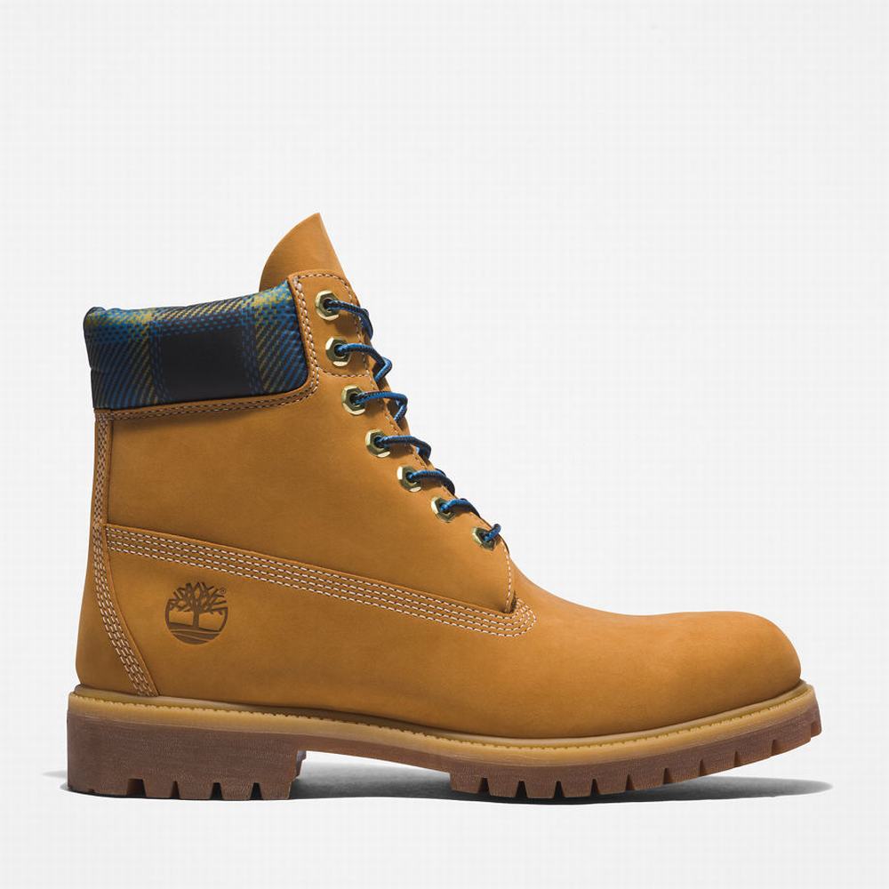 Cizmy Timberland Premium® 6 Inch Panske Žlté Modre | DQ0129643