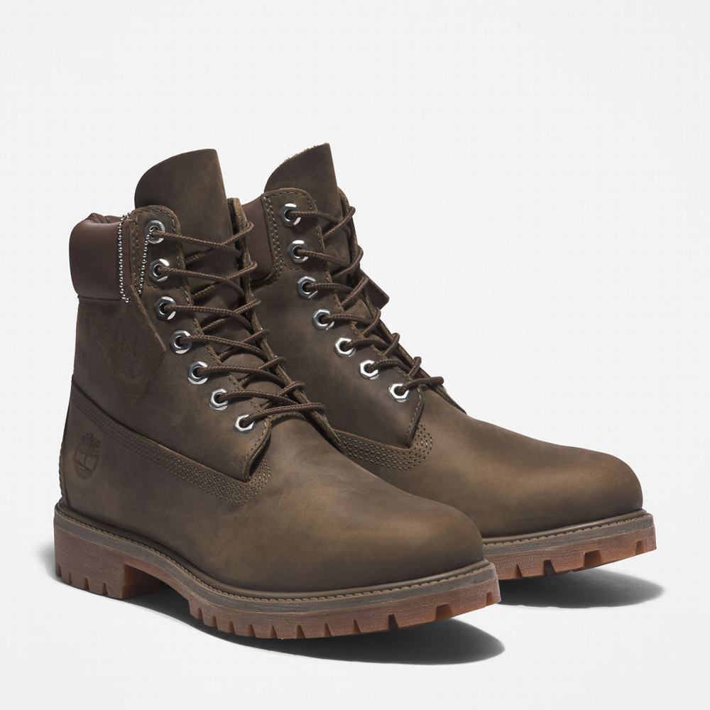 Cizmy Timberland Premium® 6 Inch Panske Zelene | LE8752139