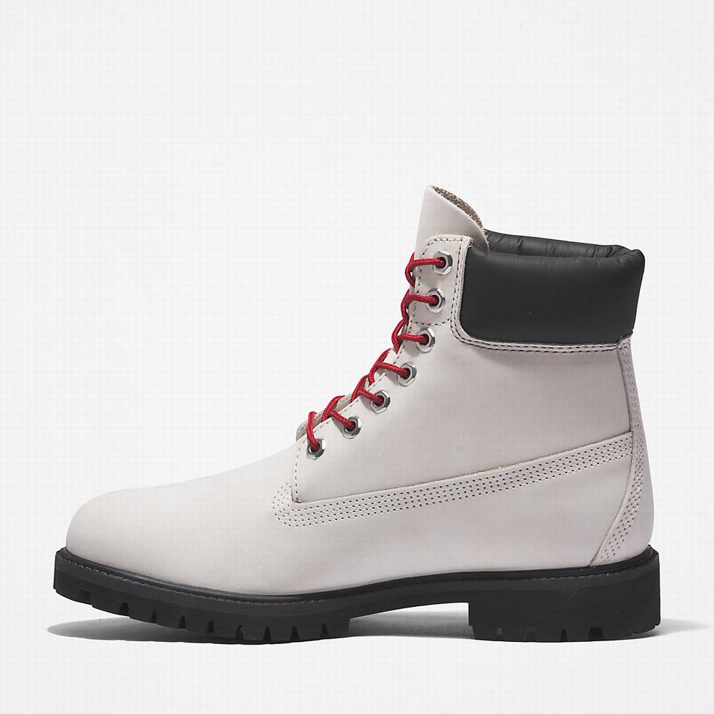 Cizmy Timberland Premium® 6 Inch Panske Biele | QH3102945