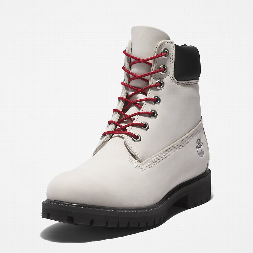 Cizmy Timberland Premium® 6 Inch Panske Biele | QH3102945