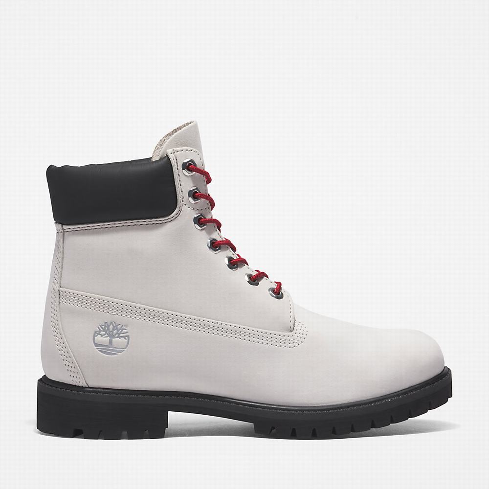 Cizmy Timberland Premium® 6 Inch Panske Biele | QH3102945