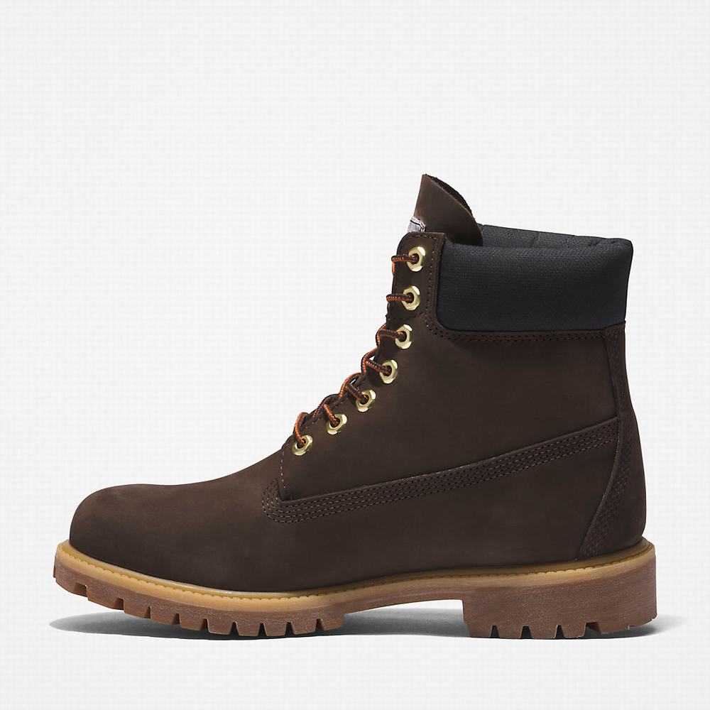 Cizmy Timberland Premium® 6 Inch Panske Tmavo Hnede | QJ0572139