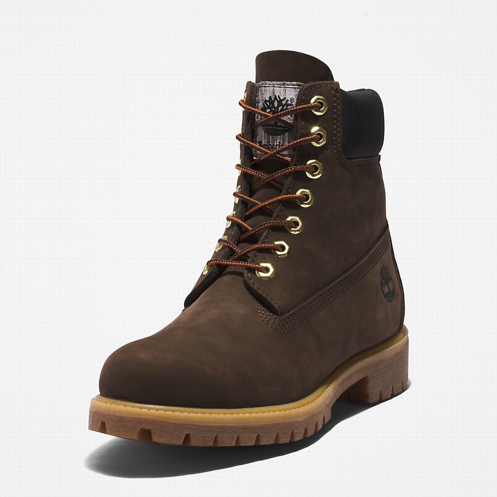 Cizmy Timberland Premium® 6 Inch Panske Tmavo Hnede | QJ0572139