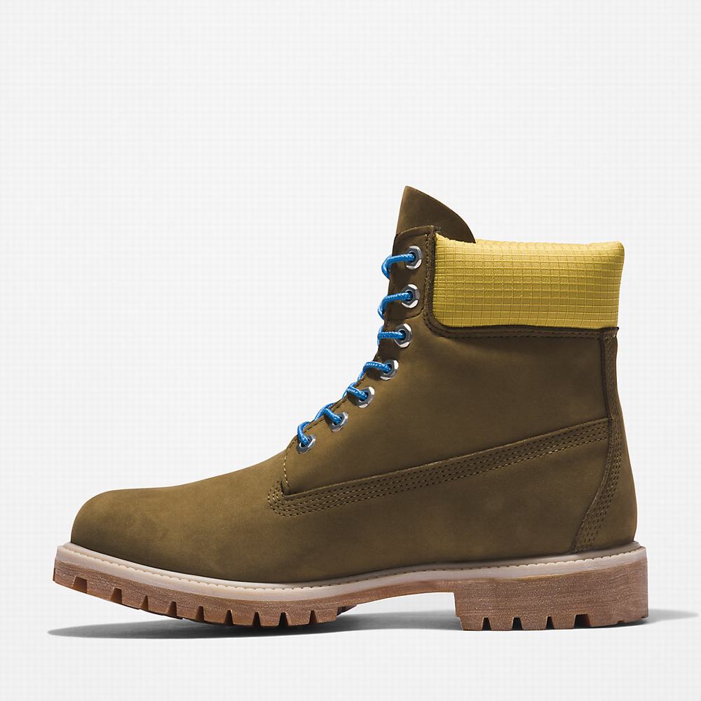 Cizmy Timberland Premium® 6 Inch Panske Zelene | RQ0768514