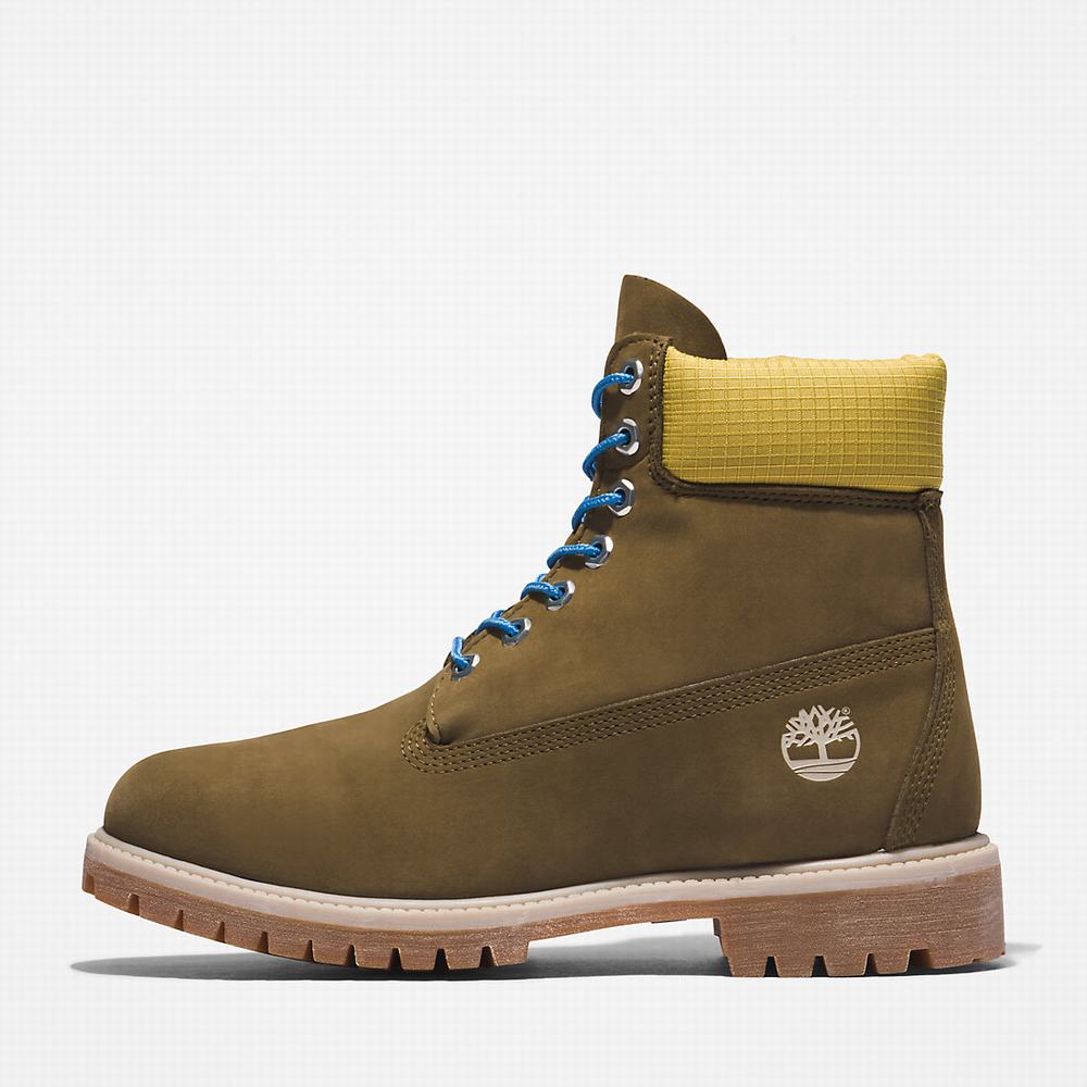 Cizmy Timberland Premium® 6 Inch Panske Zelene | RQ0768514