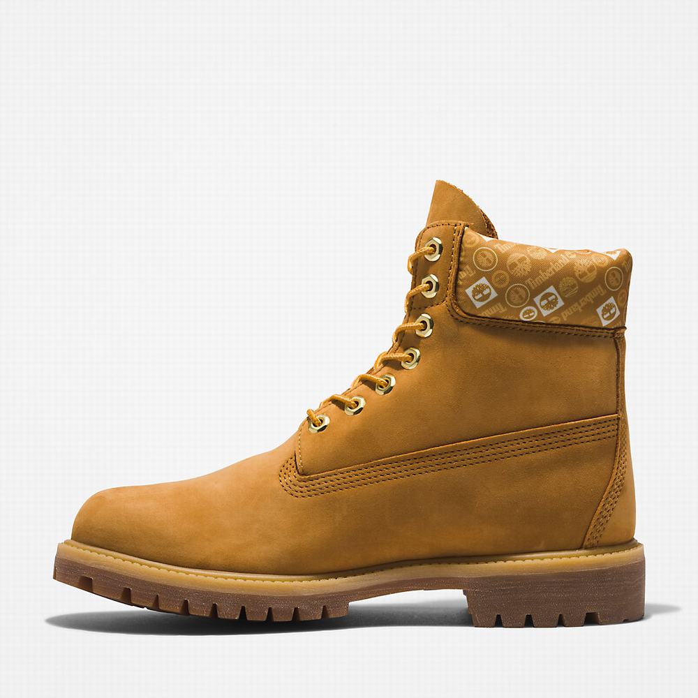 Cizmy Timberland Premium® 6 Inch Panske Žlté Biele | SM8956124