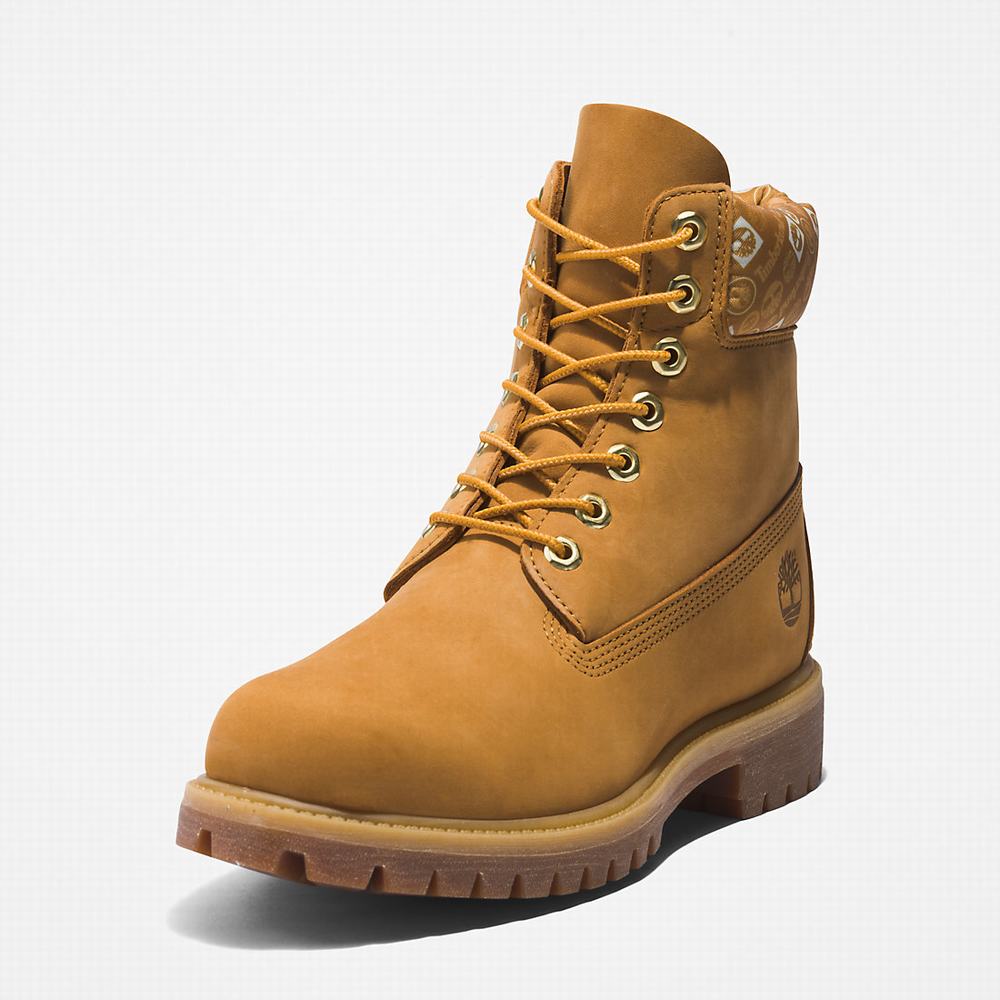 Cizmy Timberland Premium® 6 Inch Panske Žlté Biele | SM8956124