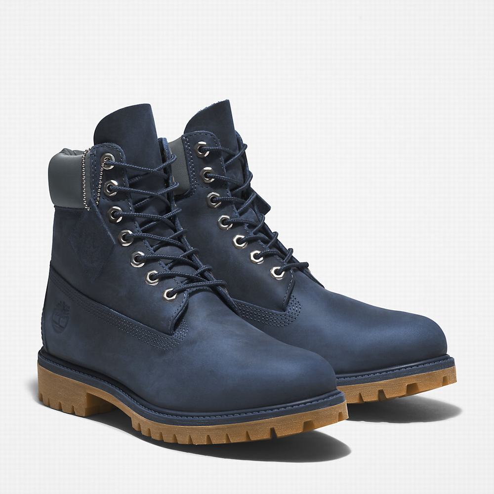 Cizmy Timberland Premium® 6 Inch Panske Námornícka Modrá | VZ7386905