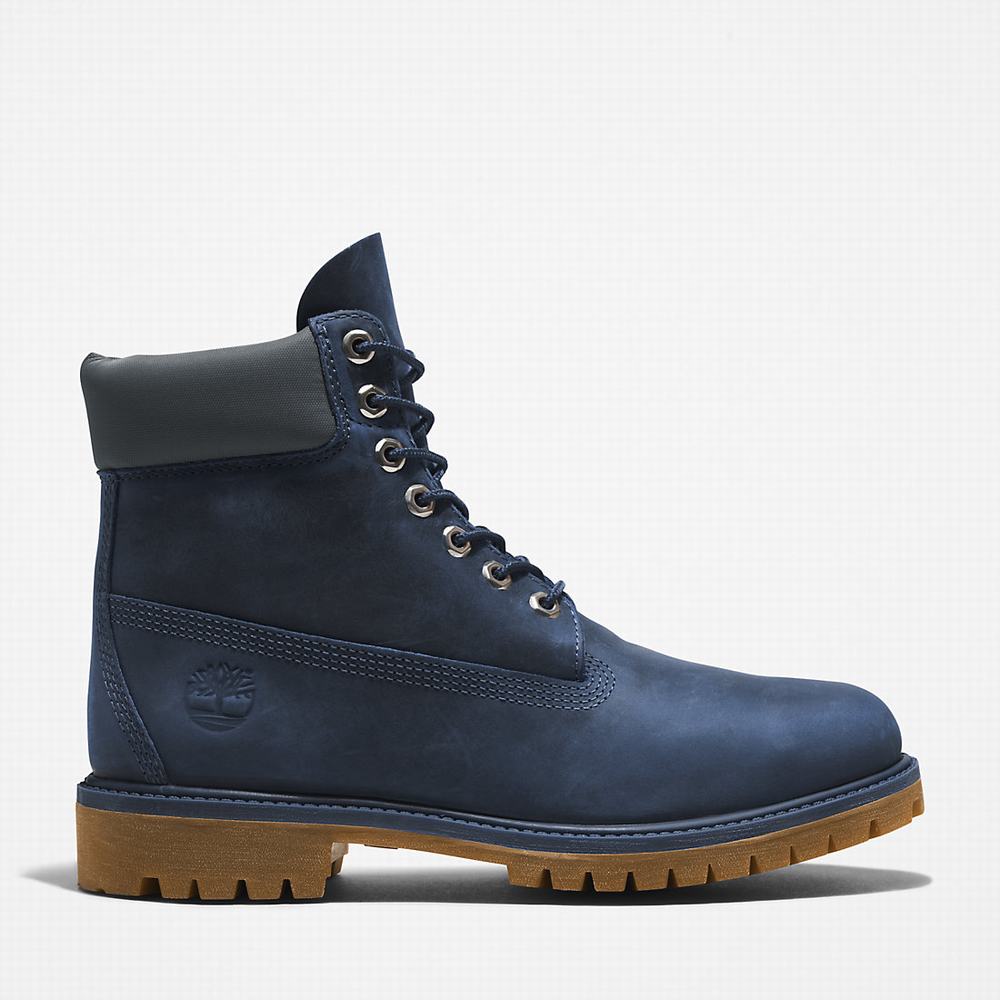 Cizmy Timberland Premium® 6 Inch Panske Námornícka Modrá | VZ7386905