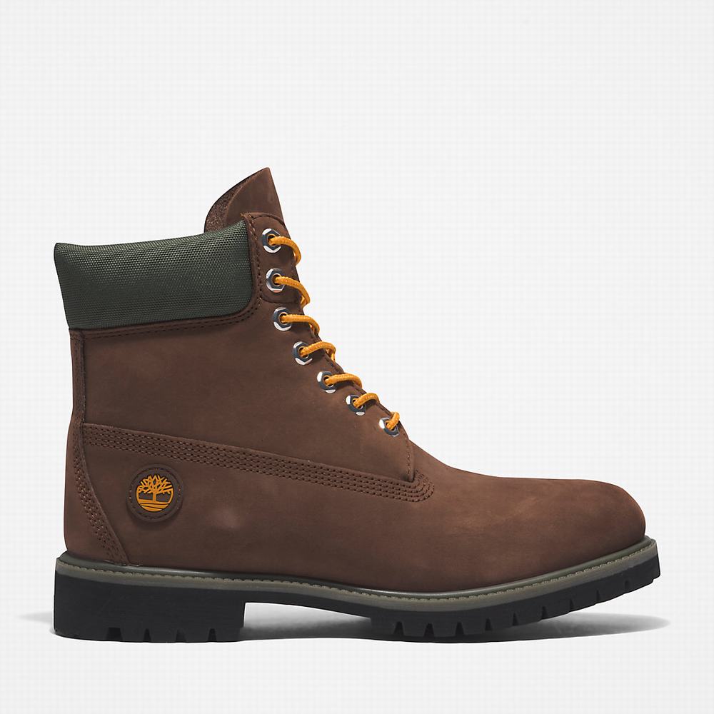 Cizmy Timberland Premium® 6 Inch Panske Tmavo Hnede | ZI5928407