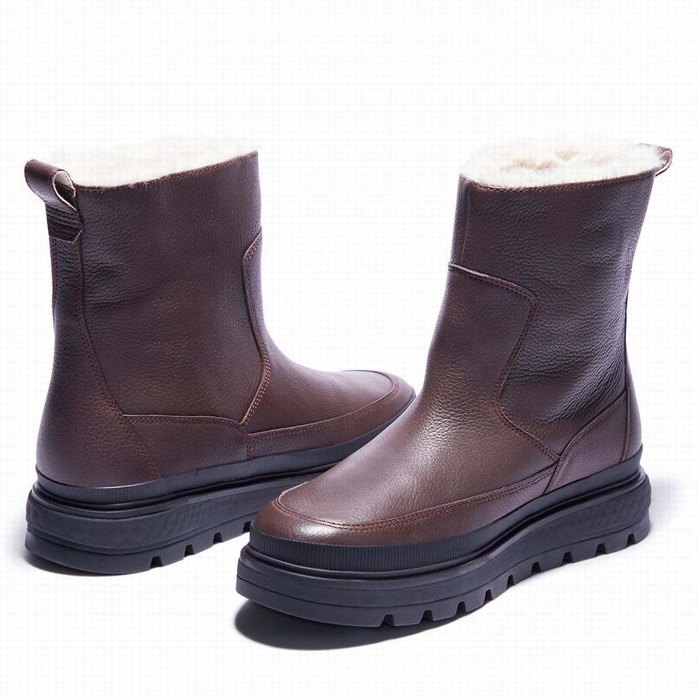 Cizmy Timberland Ray City Warm-lined Damske Tmavo Hnede | QR5072891