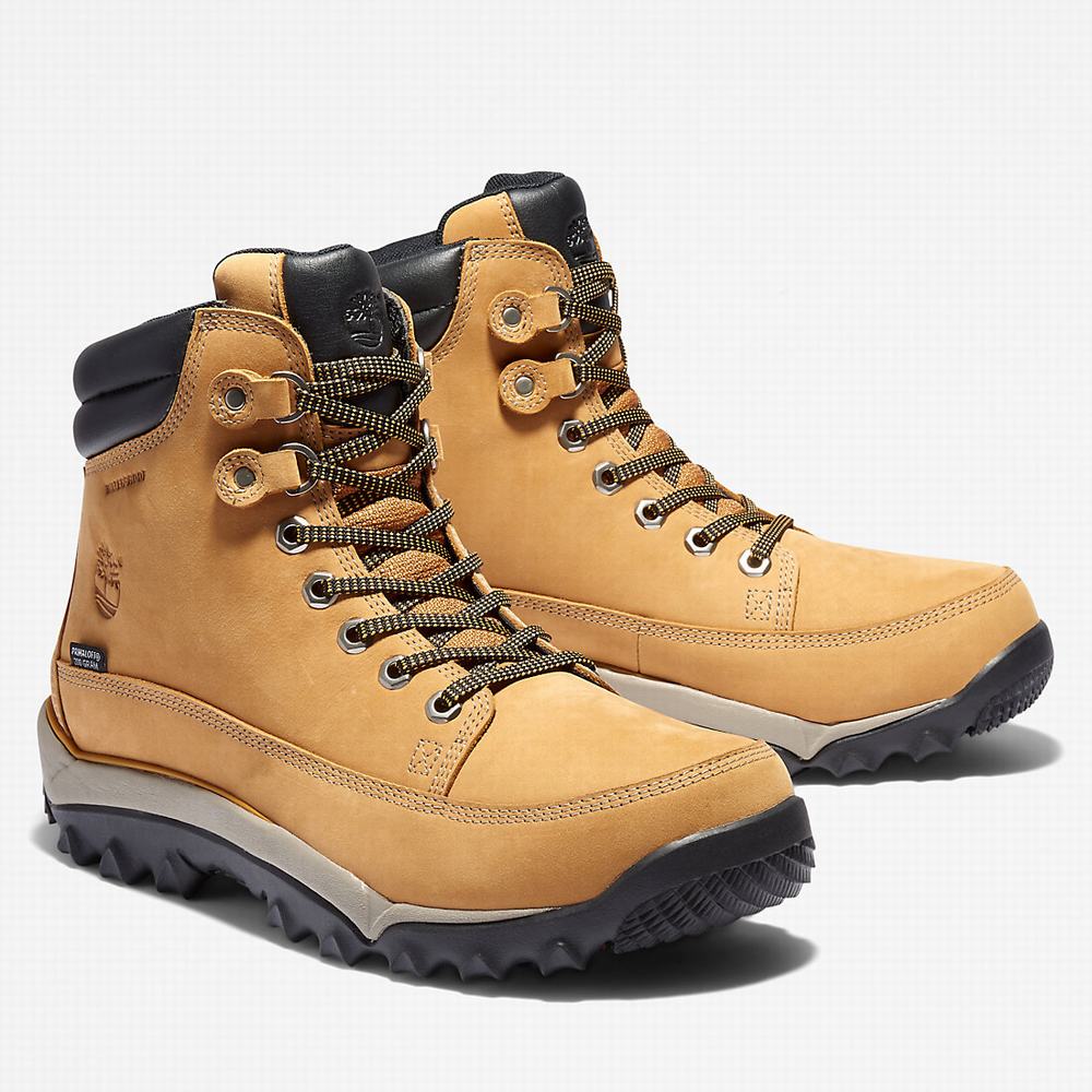 Cizmy Timberland Rime Ridge Mid Panske Žlté | IU7809614