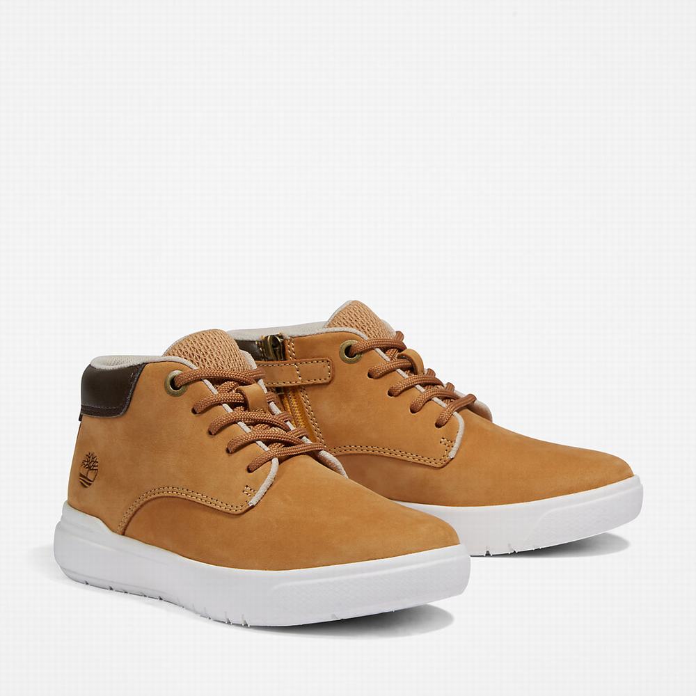 Cizmy Timberland Seneca Bay Chukka Detske Svetlo Hnede | GT4386501