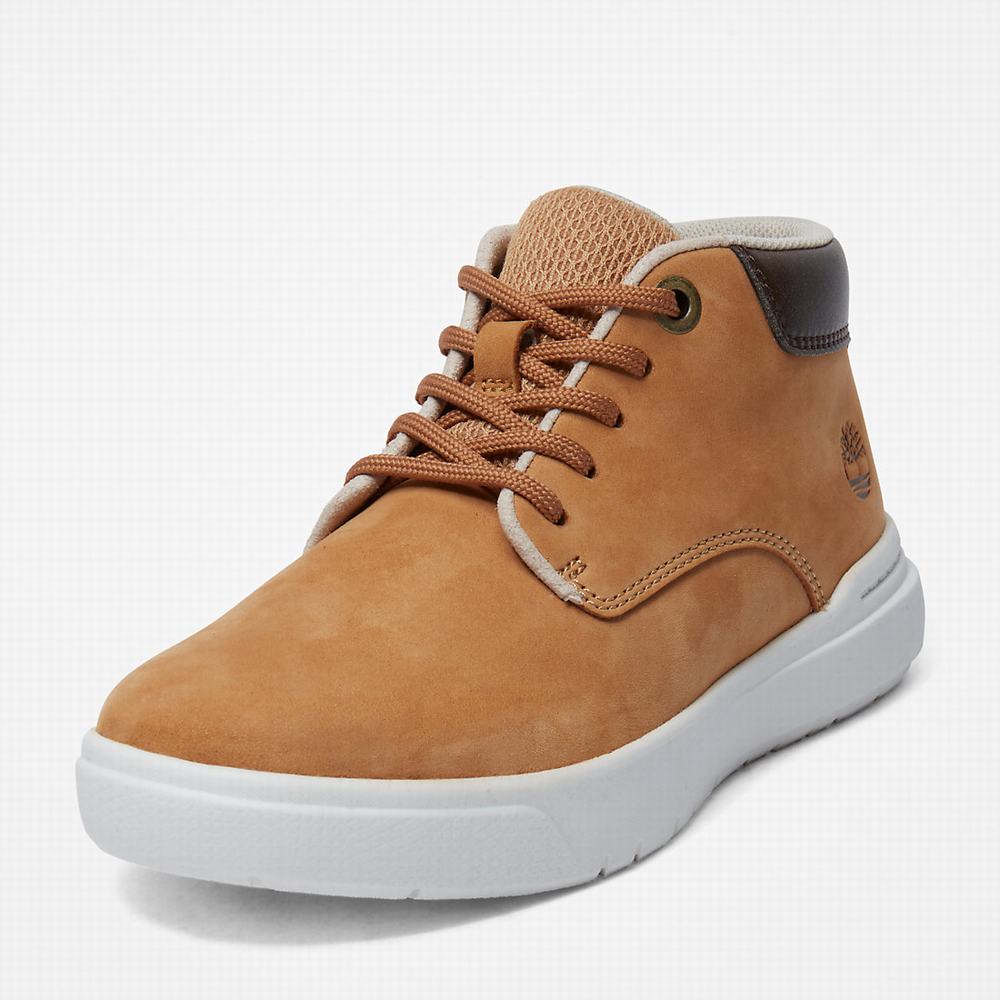 Cizmy Timberland Seneca Bay Chukka Detske Svetlo Hnede | GT4386501