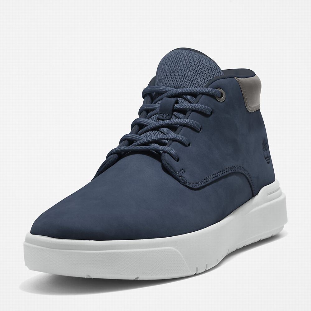 Cizmy Timberland Seneca Bay Chukka Panske Námornícka Modrá | LU9135760