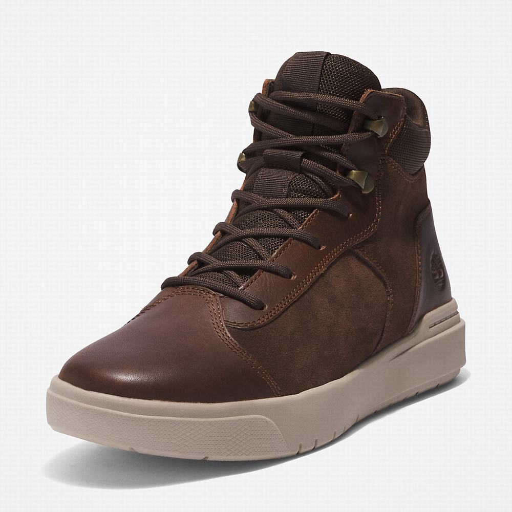 Cizmy Timberland Seneca Bay Chukka Panske Tmavo Hnede | XR6437815