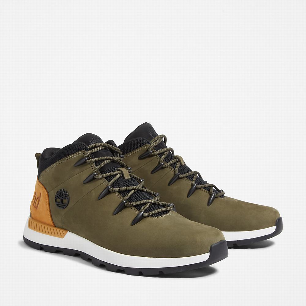 Cizmy Timberland Sprint Trekker Chukka Panske Zelene | IH4180736