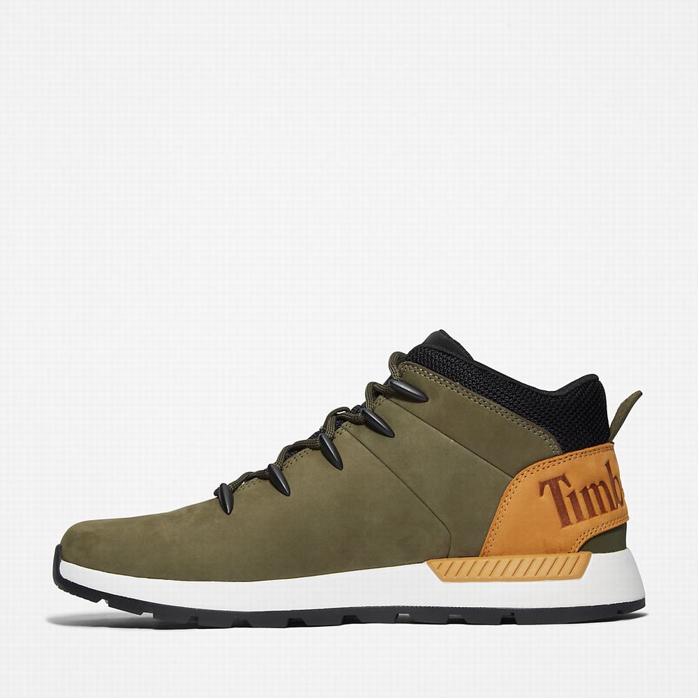 Cizmy Timberland Sprint Trekker Chukka Panske Zelene | IH4180736