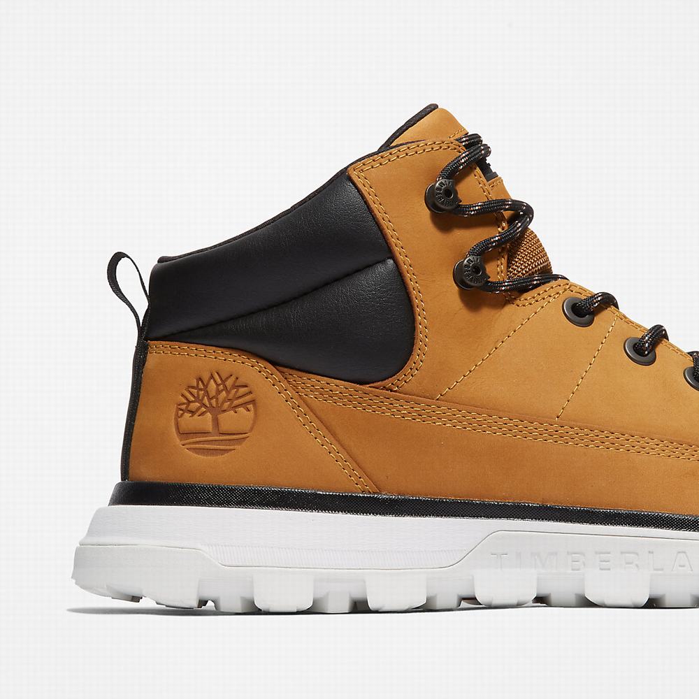 Cizmy Timberland Treeline Chukka Panske Žlté | DN0453789