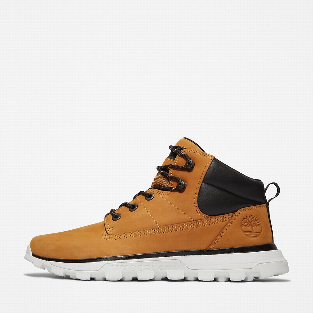 Cizmy Timberland Treeline Chukka Panske Žlté | DN0453789